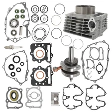 For Honda 400EX ENGINE REBUILD KIT CRANKSHAFT CYLINDER PISTON GASKET 1999-2004