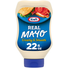 Kraft Real Mayo Creamy  Smooth Mayonnaise, 22 fl oz Bottle