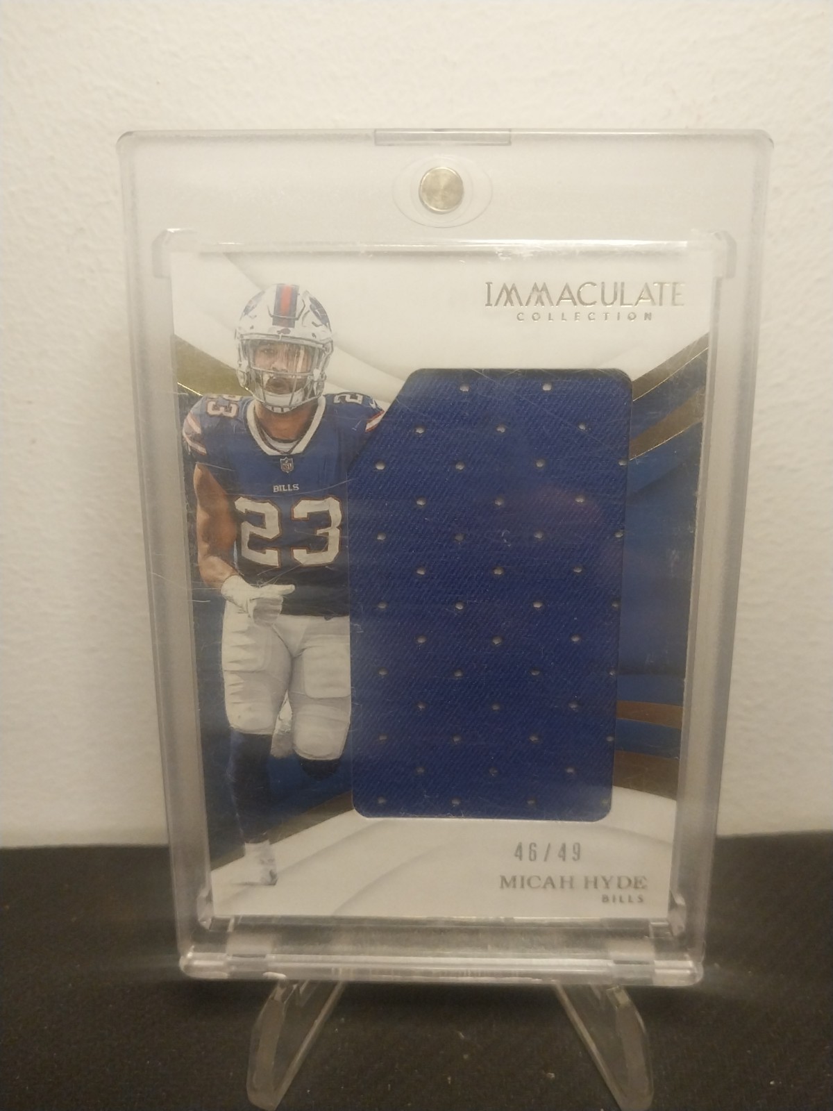 Rare Micah Hyde 2018 Panini Immaculate Collection Jersey 45/49 - BUFFALO BILLS