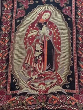 Our Lady Guadalupe Women’s Shawl Wrap Scarf Roses Red Virgen de Guadalupe Chal