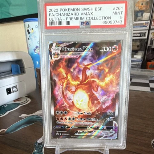 Pokémon Charizard VMAX SWSH261 Ultra Premium Collection Holo Promo PSA 9 2022