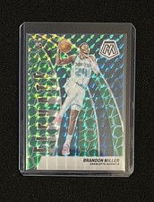 2023-24 Panini Mosaic - Elevate Brandon Miller #17 Green Mosaic Prizm (RC)