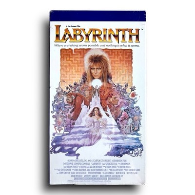 LABYRINTH (Sealed) VHS (1986) Promotional Concept Group - Rare Purple Stripe