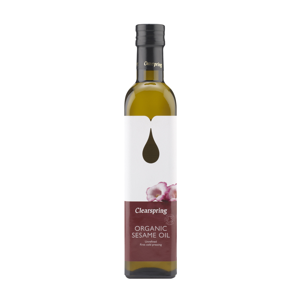 Clearspring Organic Sesame Oil 500ml Cold Pressed Cooking Oil