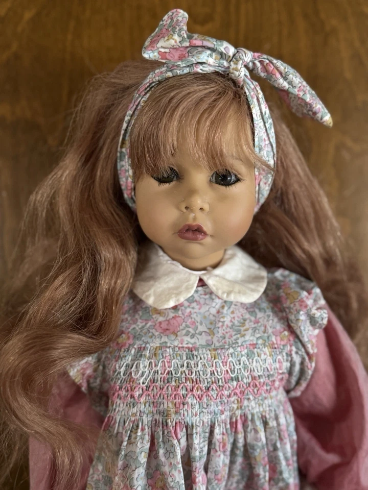 Muñeca Gotz Charlene de colección broma Grobben Alemania 18 pulgadas cabeza de vinilo cuerpo suave Foto 2 de 4