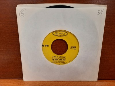45 / Dave Clark Five / 1965 / I Like It Like That / Hurting Inside