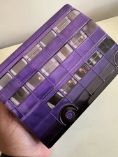 Collectible Wizarding World Harry Potter Knight Bus Tin Coin Bank Toy Purple