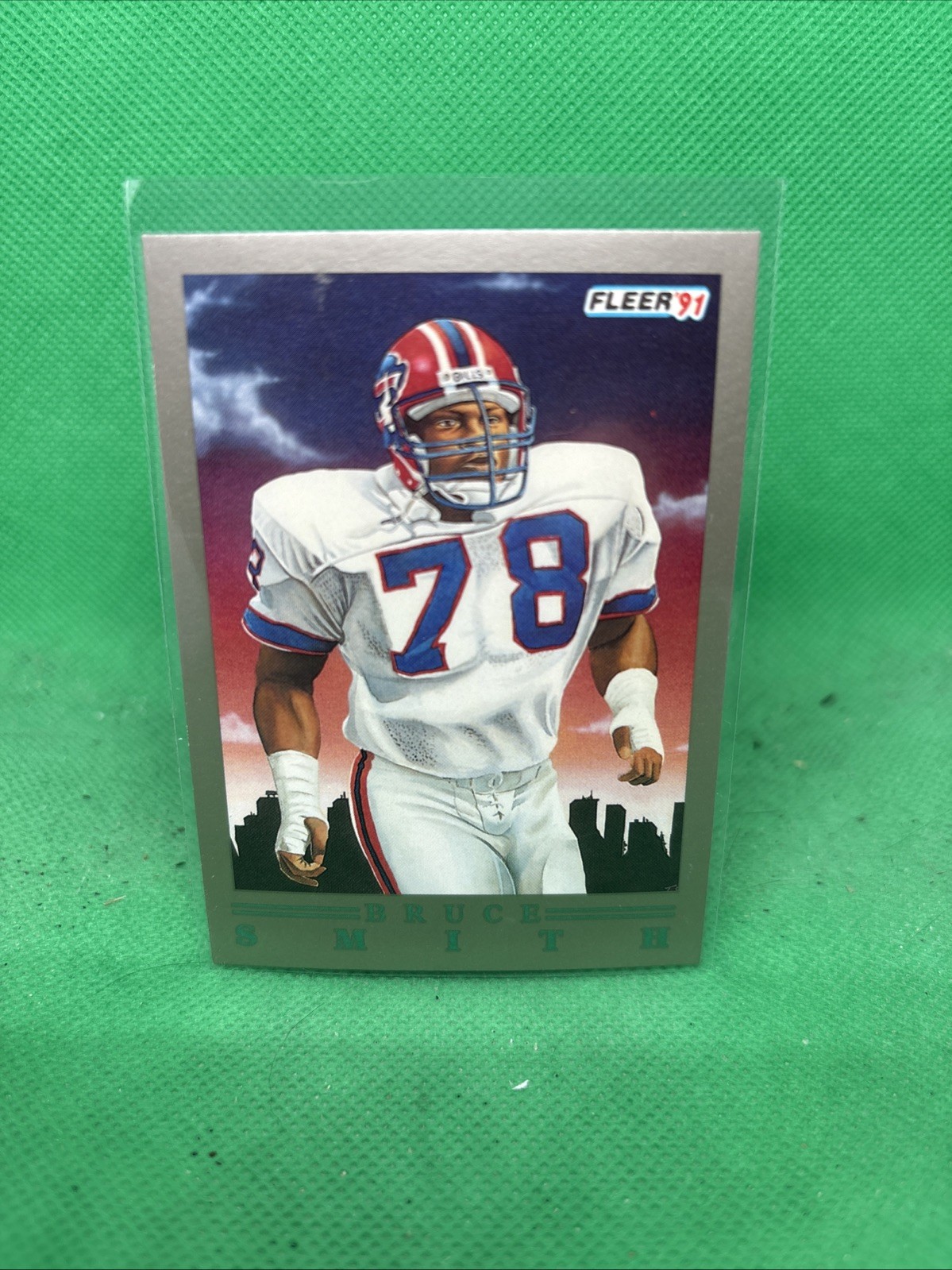 Bruce Smith Buffalo Bills 1991 Fleer Pro Vision