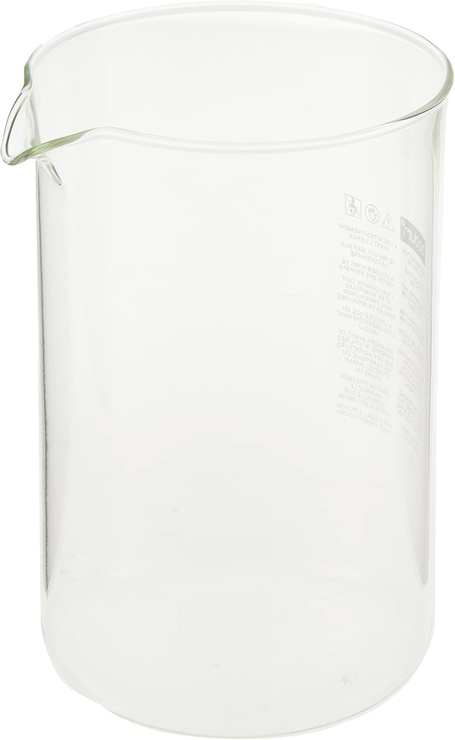 51Oz Spare Carafe for French Press, High-Heat Borosilicate G
