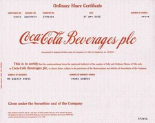 COCA COLA Napoje plc kwiecień 2000 Wakefield Yorks GB Atlanta Delaware USA DEKORACJA