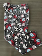NWT Disney Nightmare Before Christmas Pajama Pants XL Jack Sally Zero Plush NEW