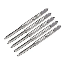 5pcs HSS Metric 2mm M2 Hand Tap M2x0.4mm Straight Flute High Speed Steel