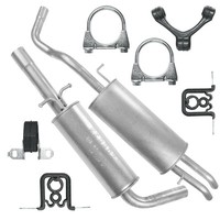 Auspuffanlage SchalldäMpfer Auspuff FüR VW Golf 4 IV 1.6 FSI 2.0 Kombi Variant