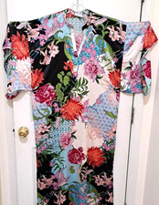 Natori Kimono Nightgown Women Size M Maxi Long Caftan House Dress