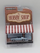 GreenLight The Hobby Shop Series 7 1970 Mercury Cougar & Woman in Dress 1:64