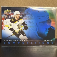 2025-26 UD Series 1 David Pastrnak Compositions #CMP-16 - See Photos/Desc