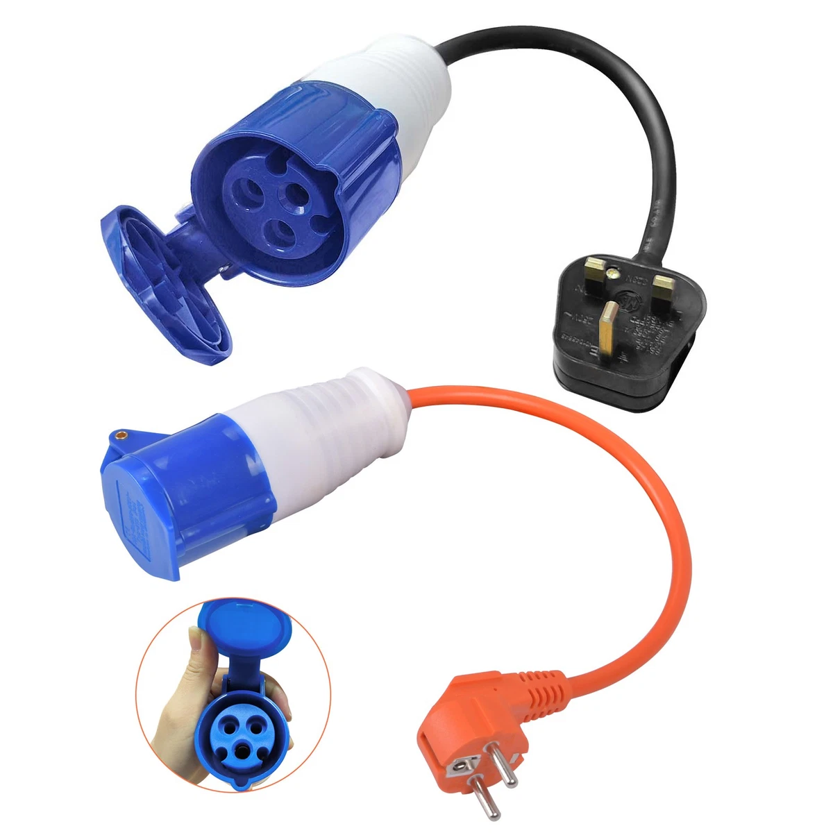 Wohnwagen Hook Up Adapter 230V UK Netz Umbau Stecker Leitung