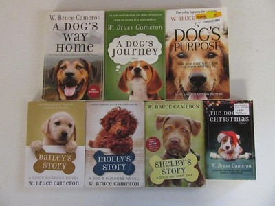 BIG Lot (7) W. BRUCE CAMERON Books DOGS OF CHRISTMAS A Dog's Purpose Molly Story