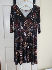 Salaam Medium Dress - Black Floral