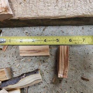 Seasoned Peach Wood for Grilling Smoking Barbecue Competition Size.