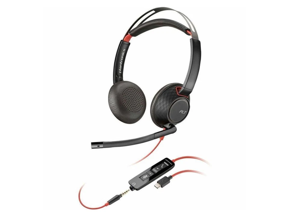 Auriculares Poly Blackwire C5220 - Estéreo - USB Tipo C, Mini-teléfono (3,5 mm) - Con cable - Foto 4 de 4