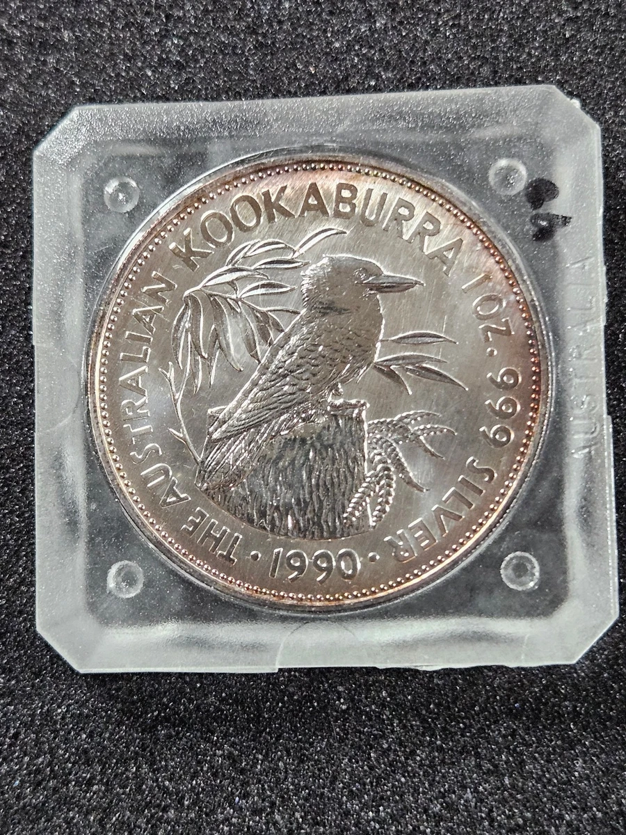 Australian Kookaburra 1990 Ungraded Silver Bullion Coins for sale