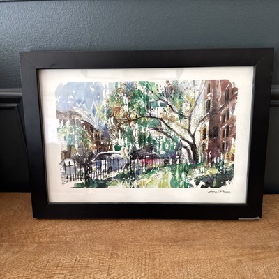Misha Lenn Commonwealth in Bloom Seriolithograph Framed Cert of Auth