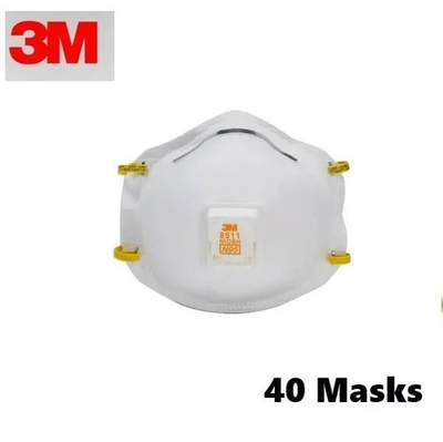 #ad 3M 8511 N95 Respirator Case of 40 Cool Flow Valvequot; $9.99