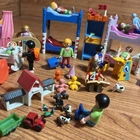Large Vintage Playmobil Children Babies Victorian Nursery Figures Furniture Lot