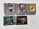 New ListingNintendo NES Mario Bros. & Super Mario Bros  Game Cartridges & Manuals Untested