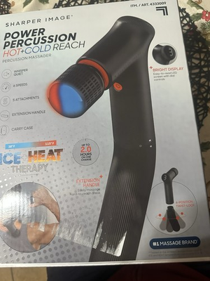 #ad #ad Sharper Image Power Percussion Hot amp; Cold Reach Percussion Massager. Open Box $65.99