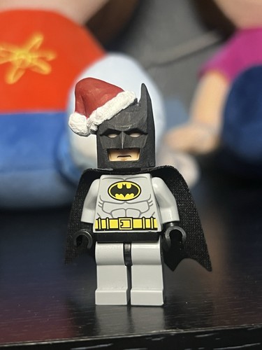 LEGO Batman Minifigure Custom Santa Hat Cowl