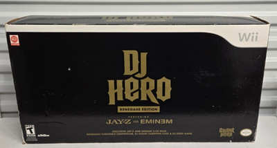 DJ Hero Renegade Edition Feat Jay-Z & Eminem for Nintendo Wii **Open Box** 96031