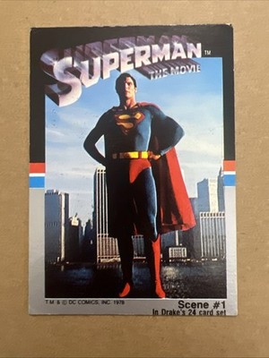 T M & DC Comics, Inc. 1978 In Drakes 24 Card Set Trading Cards. You Pick
