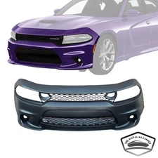 Fit 15-19 Dodge Charger Scat SRT 392 Hellcat Front Bumper Cover Conversion