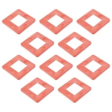 Plum Fittings Nylon Top Rail Tie for 5" x 5" Sq. Vinyl Fence Post (Pack of 10)