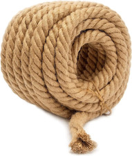 Jute Rope Garden Twine String Indoor and Outdoor DIY Twisted Manila Rope Home De