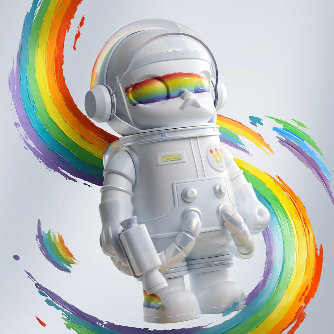 NEW] POP MART MEGA Space Molly 400% Rainbow | eBay Australia
