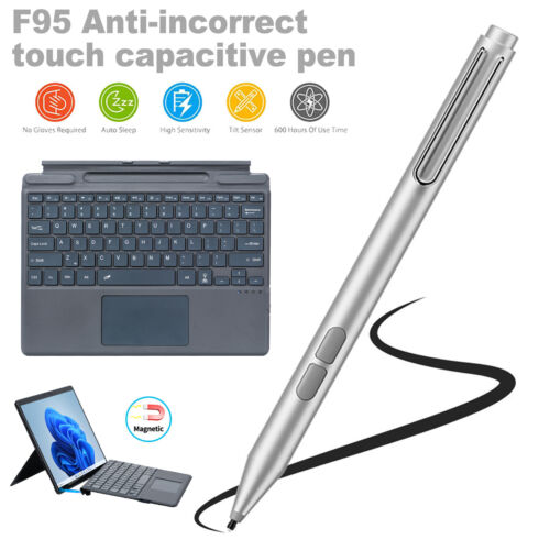 Wireless Touchpad Keyboard For Microsoft Surface Pro 9/9 5G/8/7/7+/6/5/4/3 US - Picture 31 of 32