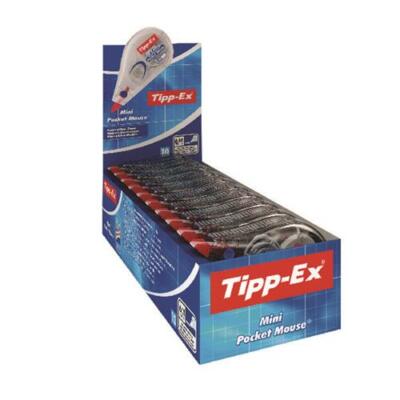 Tipp-Ex Pocket Mouse Mini Korrekturband 6m Box 10