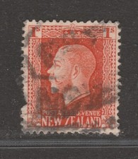 1915 NZ 1/-Vermilion GEORGE V SG 430