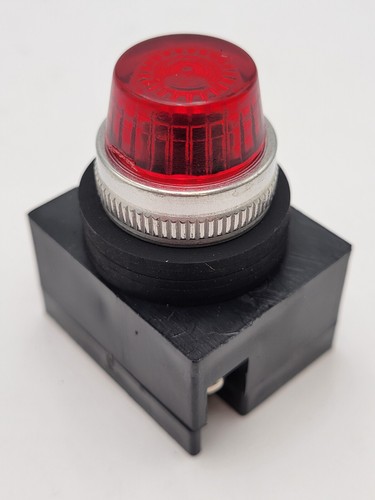 C3Controls 22FVL24LR Indicatore Luce Pilota LED Rosso 22MM 24 Volt AC/DC 3 Watt - Foto 8 di 13