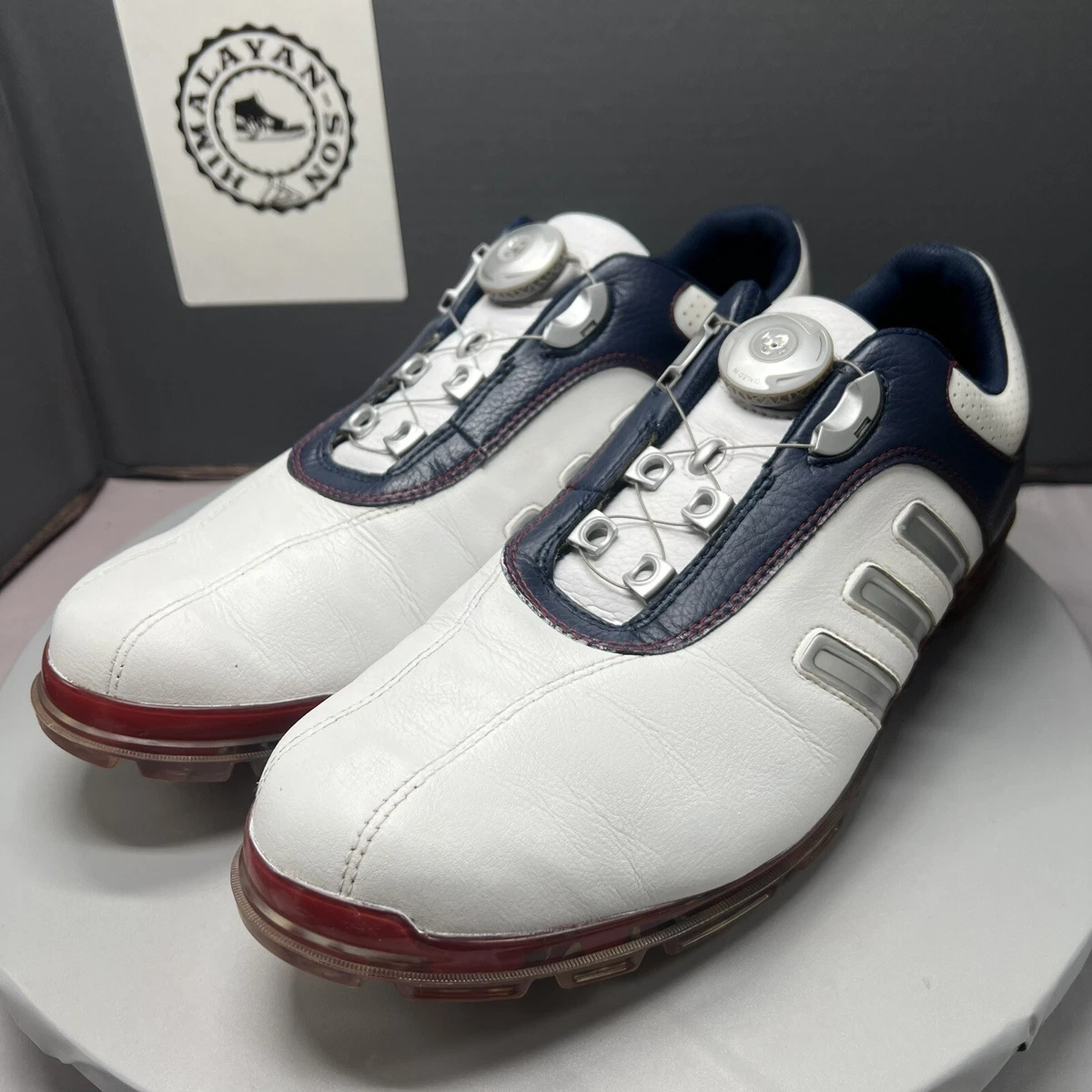 Adidas pure metal boa golf best sale shoe