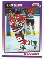 DIRK GRAHAM 1991-92 SCORE CARD MINT CONDITION