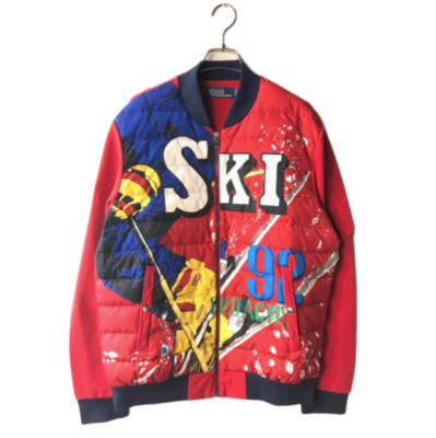 Polo Ralph Lauren Ski 92 Hybrid Down Jacket 1992 Red Men's Size M