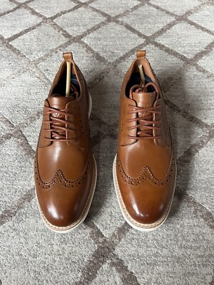 Cole Haan C26930 Size 14 Wide Men\'s GRANDEVOLUTON Shortwing Oxford British Tan Cole Haan Men main image 3