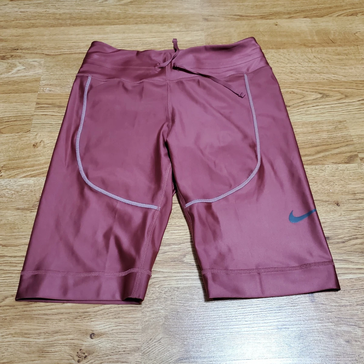 Nike City Ready Women's Red Running Tights/Shorts BV3837-661 WOMEN SIZE M