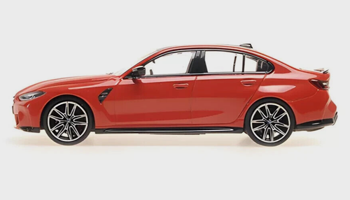 1/43 BMW M3 (G80) 2020 Red Metallic Diecast Model Car by Minichamps 410020205 - Picture 5 of 5