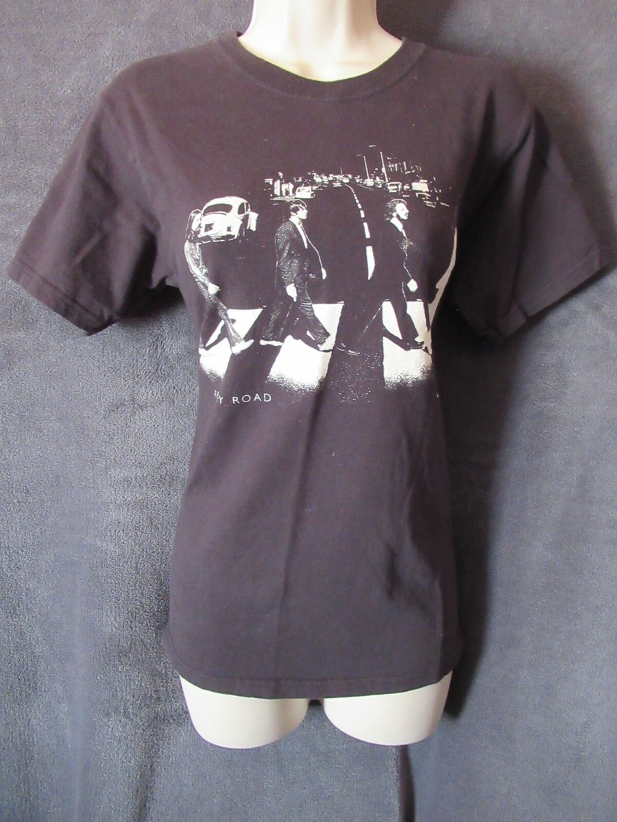 カレン The Beatles Abbey Road Black White Short Sleeve T Shirt 2005 XS