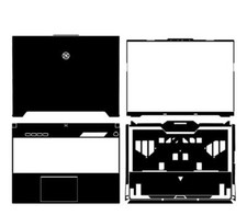 Laptop Sticker Skin Protector Guard For ASUS TUF Gaming Advantage A16 FA617